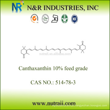 Canthaxantina 10% grau de alimentação